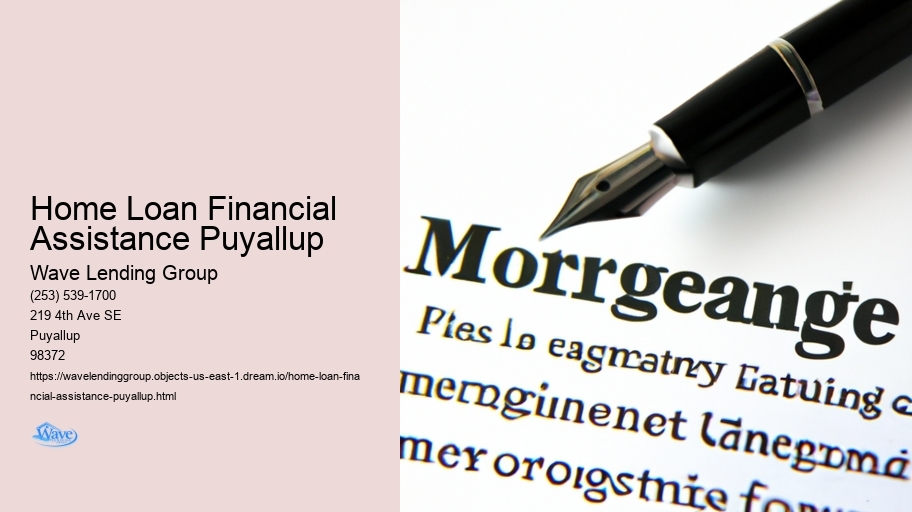 Home Loan Financial Assistance Puyallup